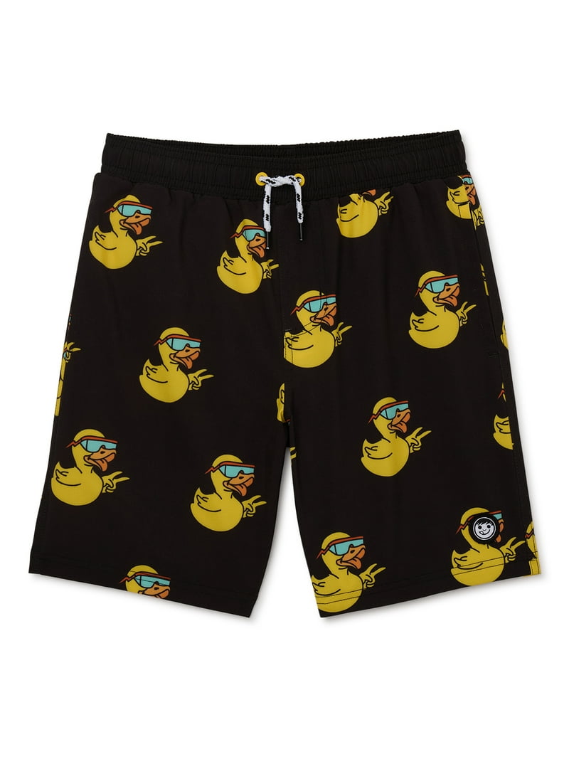 Neff Boys Ducky Chill Swim Shorts - Polyester/Spandex Blend