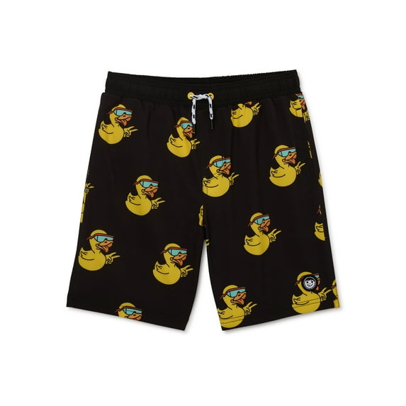 Neff Boys Ducky Chill Graphic Swim Shorts, Sizes 6-18