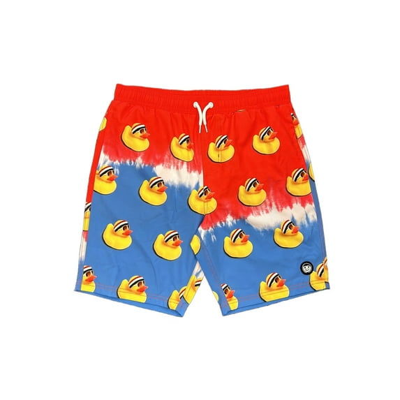 Neff Faded Duck Graphic Boys Swim Shorts, Sizes 6-18