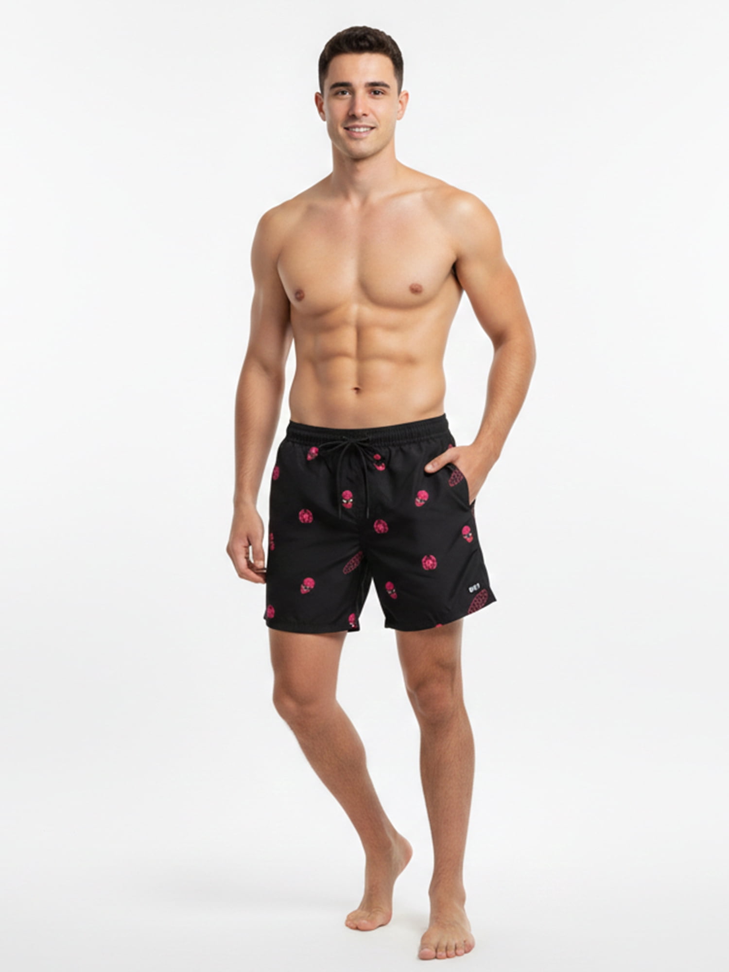 Neff Men's and Big Men's Spider-Man Print Swim Trunks, Sizes S-3XL