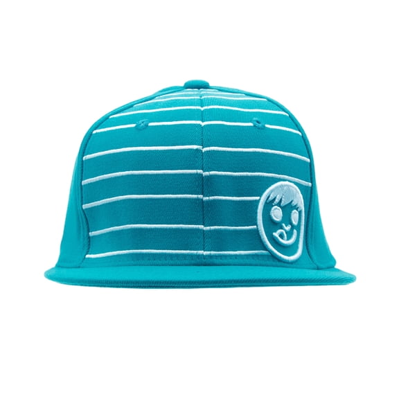 Neff Men's Flat Bill Basecall Cap in Ocean Blue, Small/Medium
