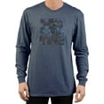thumbnail image 1 of Neff Men's Quad Long-Sleeve Graphic-Print T-Shirt (2XLarge, Navy Heather), 1 of 2