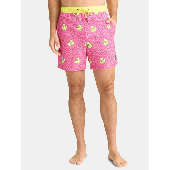 Neff Men's & Big Men's Graphic Swim Trunks, Sizes S-3XL