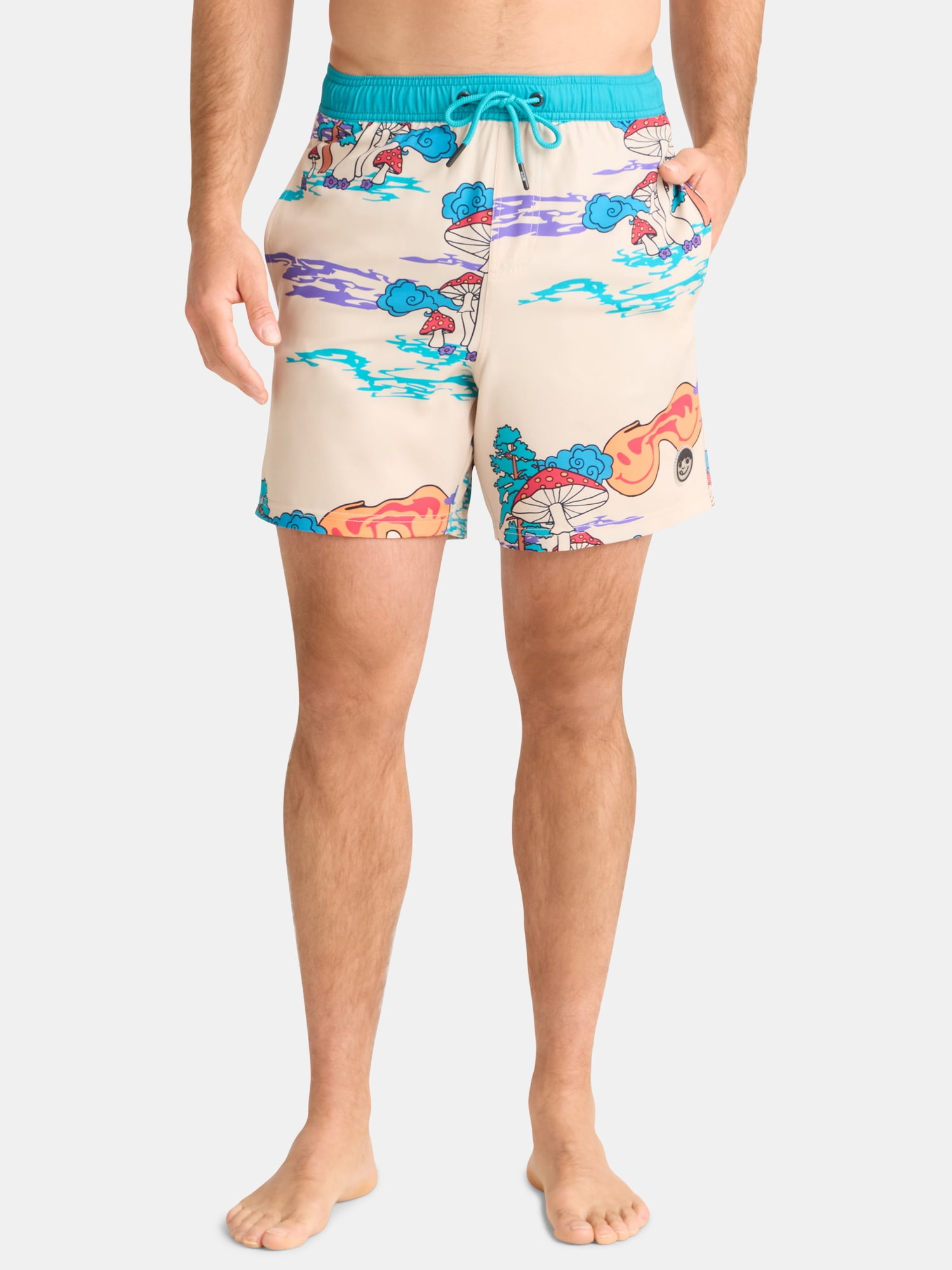 Neff Men's & Big Men's Graphic Swim Trunks, Sizes S-3XL