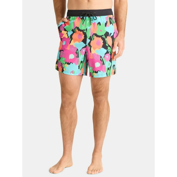 Neff Men's & Big Men's Graphic Swim Trunks, Sizes S-3XL