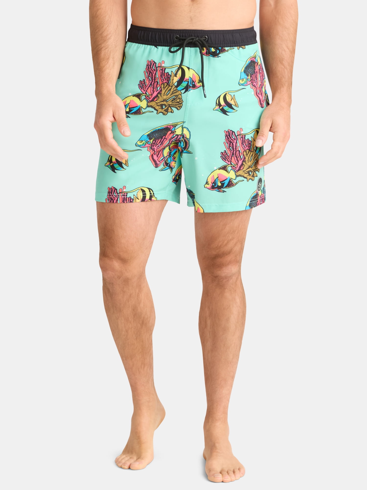Neff Men's & Big Men's Graphic Swim Trunks, Sizes S-3XL