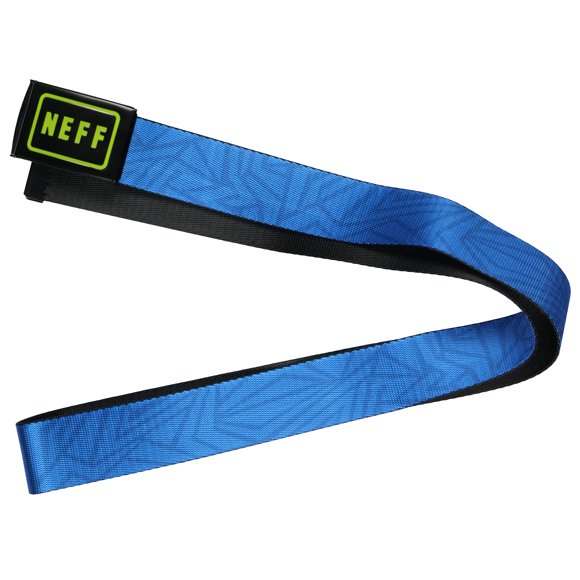 Neff Reversible Canvas Web Belt Geometric Lines Slide Buckle for Men OSFM