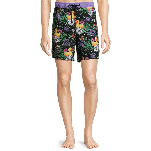 Neff Tropic Duck Apparel, Men's Graphic Swim Shorts, Sizes S-XL ...