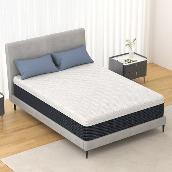 Nefoso 12 inch Memory Foam Mattress, Full Size Mattress for Cool Sleep Pressure Relief, CertiPUR-US OEKO-TEX Certified