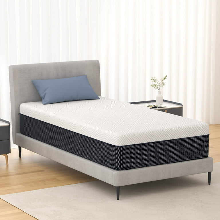 Nefoso 12 inch Memory Foam Mattress, Twin Size Mattress for Cool
