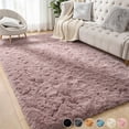 thumbnail image 1 of Nefoso Shag Area Rug,5ft x 7ft Soft Fluffy Area Rugs for Living Room Bedroom Decor Carpet, Blush Pink / Dusty Pink, 1 of 4