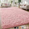 thumbnail image 1 of Nefoso Shag Area Rug, 9ft x 12ft Soft Fluffy Area Rugs for Living Room Bedroom Decor Carpet, Pink, 1 of 10