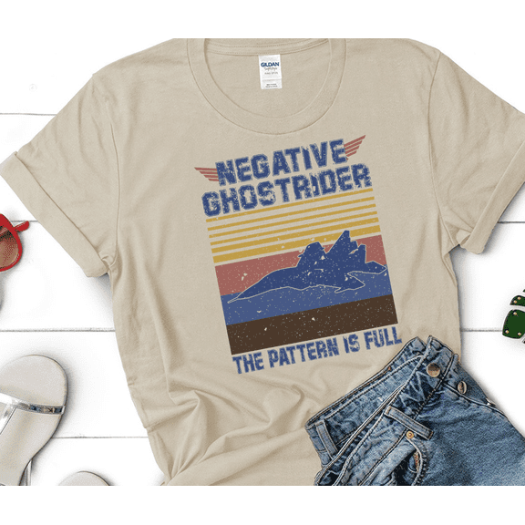 Negative Ghost Rider The Pattern Is Full, Retro Vintage shirt