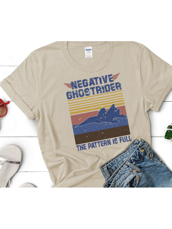 Negative Ghost Rider The Pattern Is Full, Retro Vintage shirt