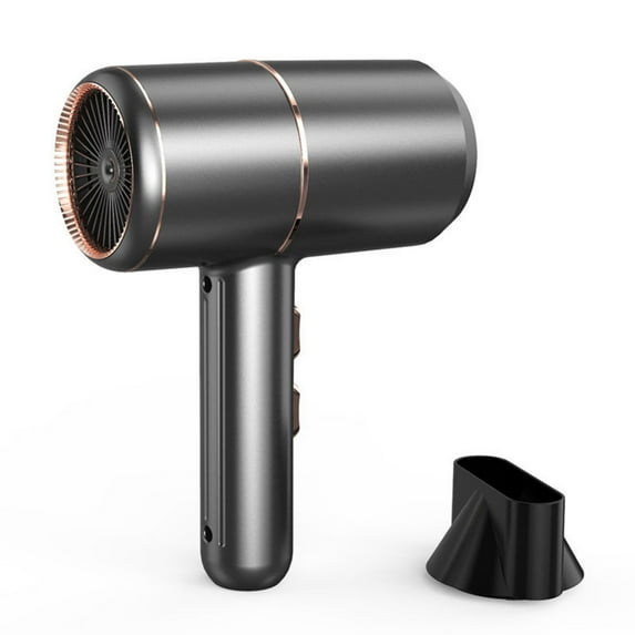 Negative Ion Bladeless Hair Dryer 2000W - High-Speed 19,000 RPM Motor, Ultra-Quiet Design & Constant Temperature for Hair Protection(Gray)