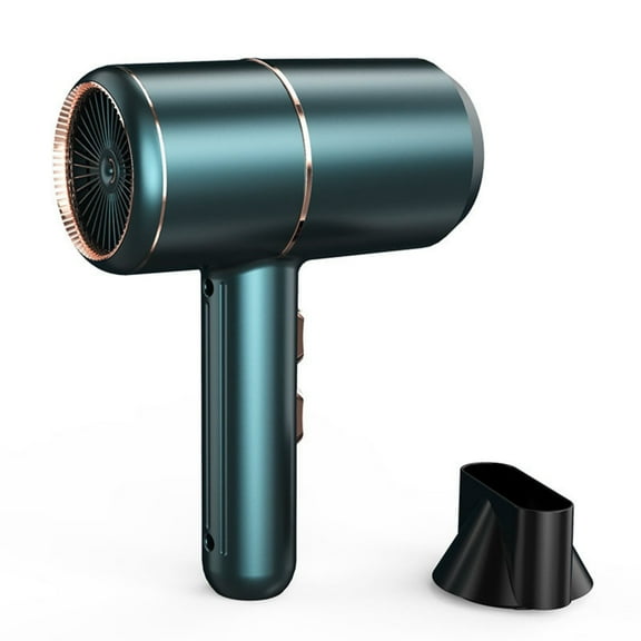 Negative Ion Bladeless Hair Dryer 2000W - High-Speed 19,000 RPM Motor, Ultra-Quiet Design & Constant Temperature for Hair Protection（Green）