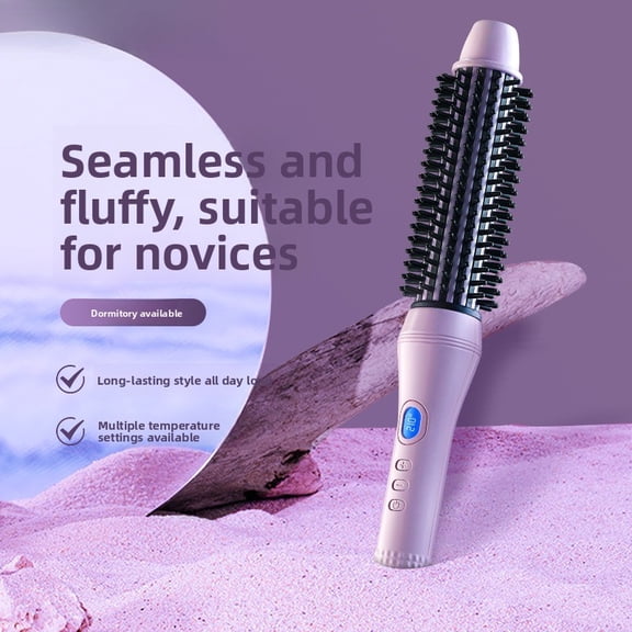 Negative Ion Hair Curler water ripple curling device, curling stick , Anti-Scald Ceramic Ionic Hot Brush for Fluffy Hair & Curls