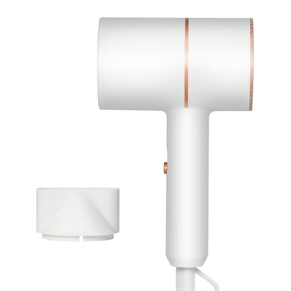 Negative-Ion Ultra Light 1500W Pro Hair Dryer in White