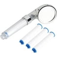 thumbnail image 1 of Negative Ions Bathroom Handheld Water Saving Shower Head Set with 3 Filters, 1 of 9
