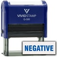 thumbnail image 1 of Negative Self-Inking Office Rubber Stamp(Blue Ink) - Q-300, 1 of 1