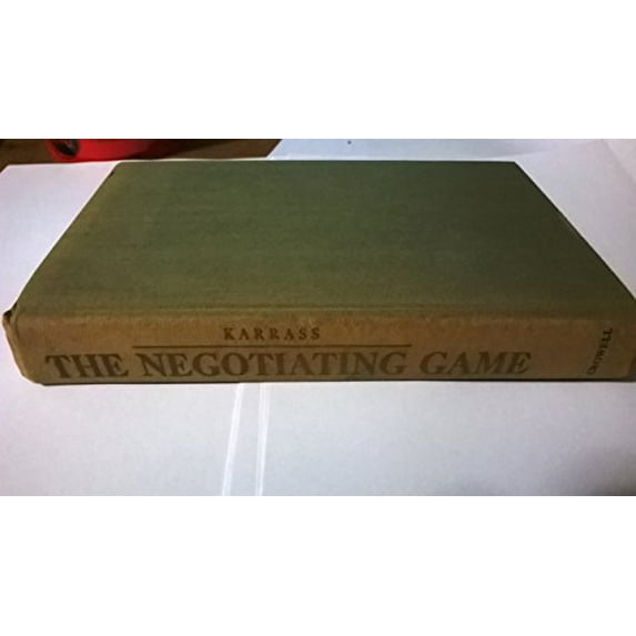 Pre-Owned Negotiating Game Rev (Paperback) 0887307094 9780887307096