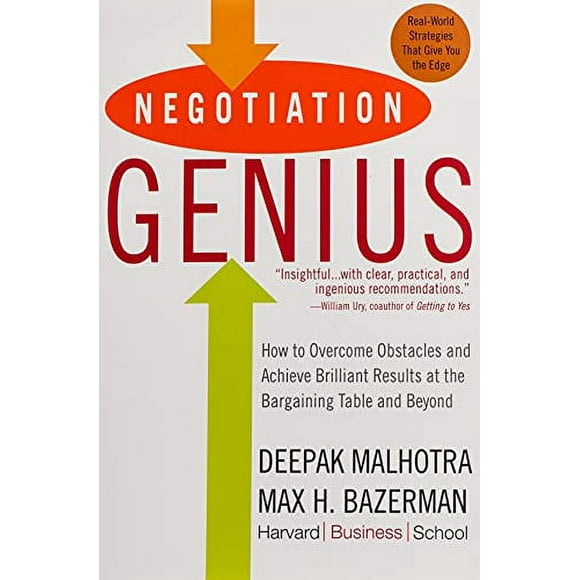 Pre-Owned Negotiation Genius: How to Overcome Obstacles and Achieve Brilliant Results at the Bargaining Table and Beyond Paperback