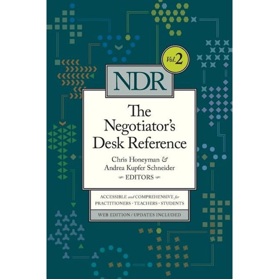 Negotiator's Desk Reference The Negotiator's Desk Reference, Book 2, (Paperback)