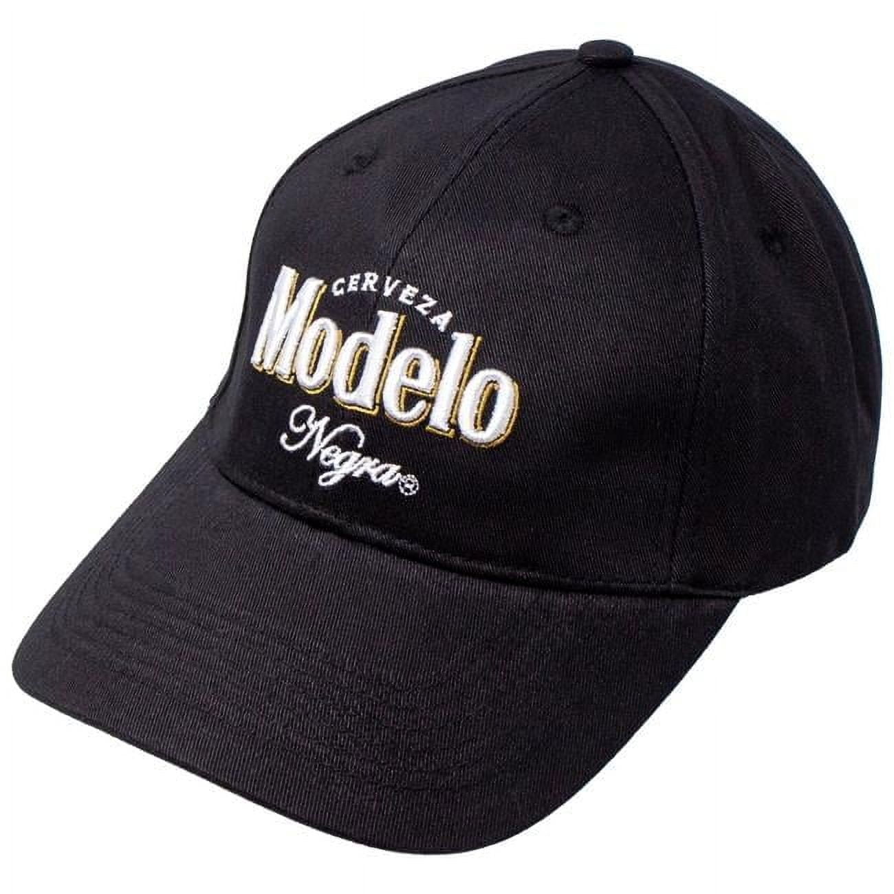 Negra Modelo  Modelo Negra Black & White Adjustable Strapback Hat