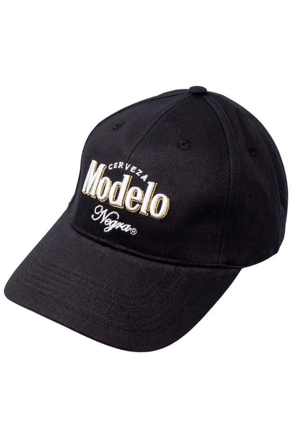 Negra Modelo Modelo Negra Black & White Adjustable Strapback Hat