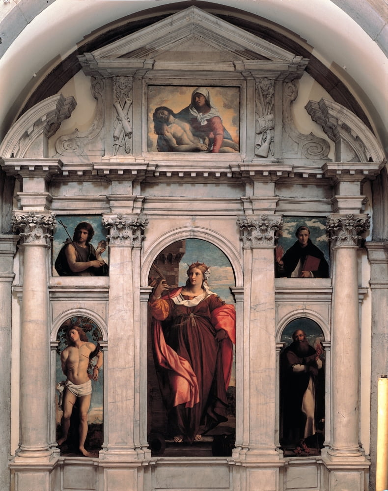 Negretti Jacopo Known As Palma The Elder Canvas Art - (18 x 24)