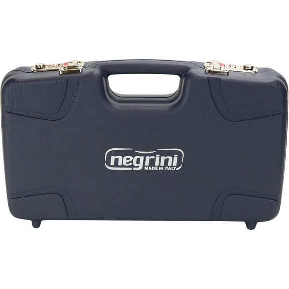 Negrini Hybri-Tech RMR Capable Locking Pistol Case, Navy/Navy, Full Size Pistol