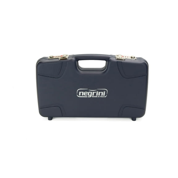 Negrini Hybri-Tech RMR Capable Locking Pistol Case, Navy/Navy, Full Size Pistol