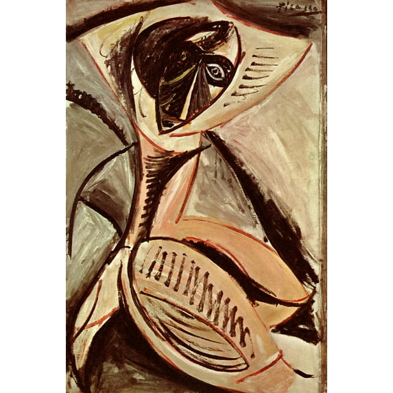 Negro Dancer- Picasso - CANVAS OR PRINT WALL ART