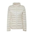 Nehekpu Cropped Jacket Coats for Women Puffer Jacket Womens Quilted