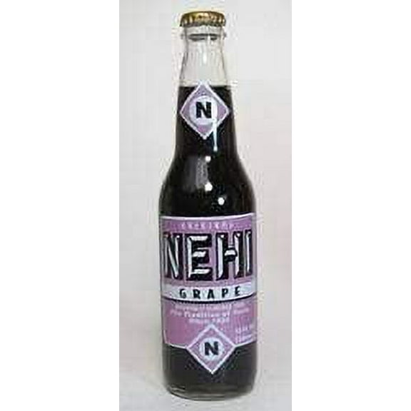 Nehi Grape Soda,12 Oz Glass Bottle, 6CT, In Safe Ship Box