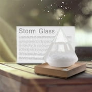 Nehiwhazk Items Colorful Gift Desktop Crystal Weather Bottle 150ML Glass Transparent Home Decor