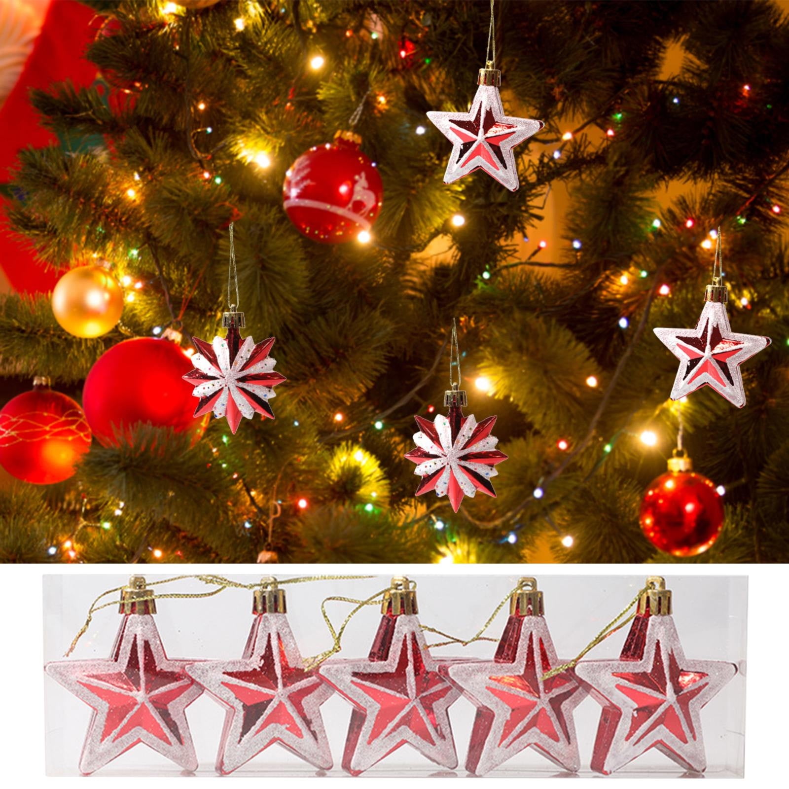 Nehiwhazk New Christmas Tree Decoration Shaped Polygon Star Five