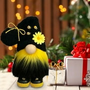 Nehiwhazk Nisse Xmas Gnome Doll Nordic Plush Sunflower Tomtel Bee Surprising Present