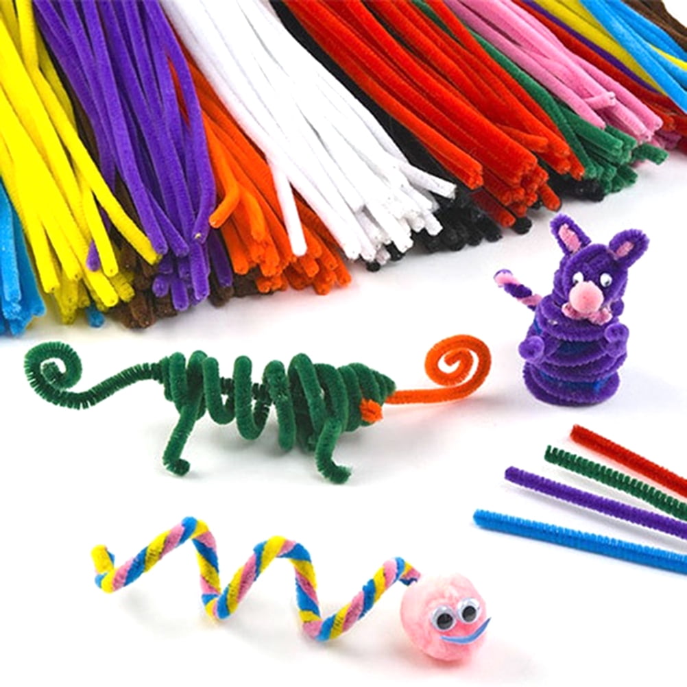100 Pcs Chenille Pipe Cleaners With Bumps - 12 Inch, Multicolor Craft Stems For DIY & Art - View #9