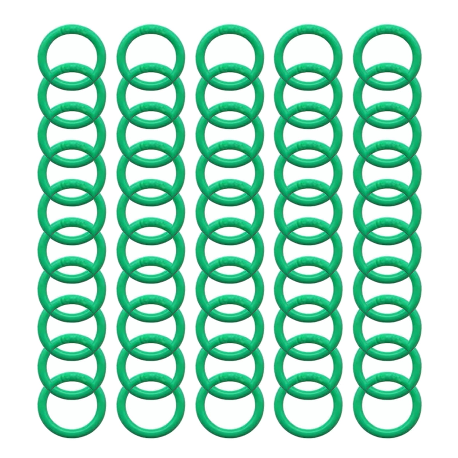 Nehlobo 50pcs inner diameter 20mm green color double button book ring ...