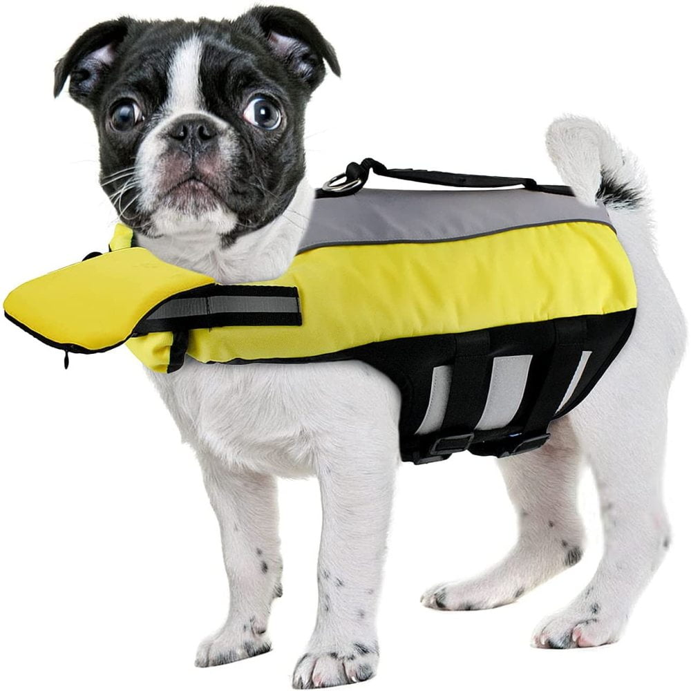 Nehlobo Dog life jacket, dog warning vest, small/medium/large dog life jacket