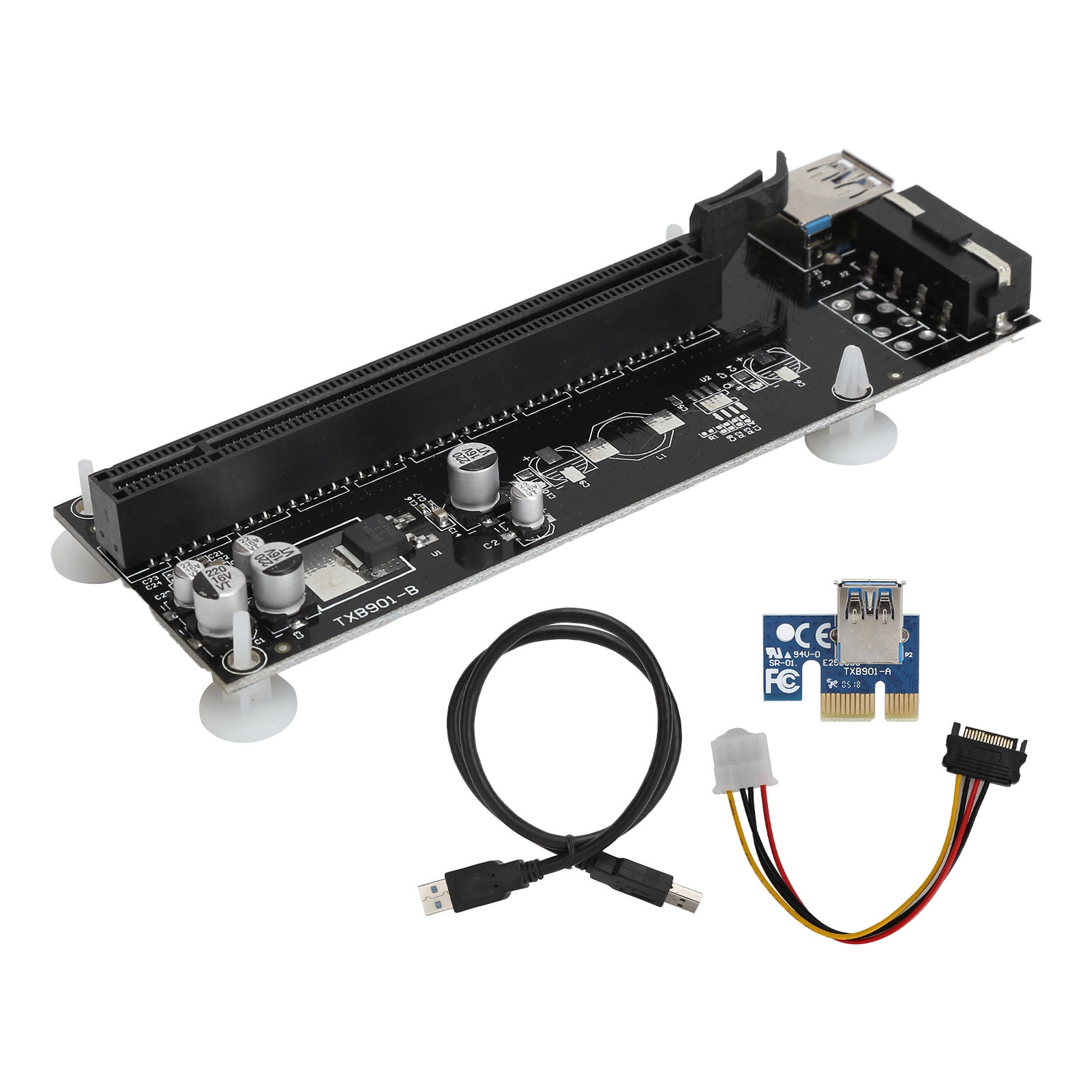 Nehlobo Mine Board PCIE Riser Adapter Card Powered By Mining with 60cm ...