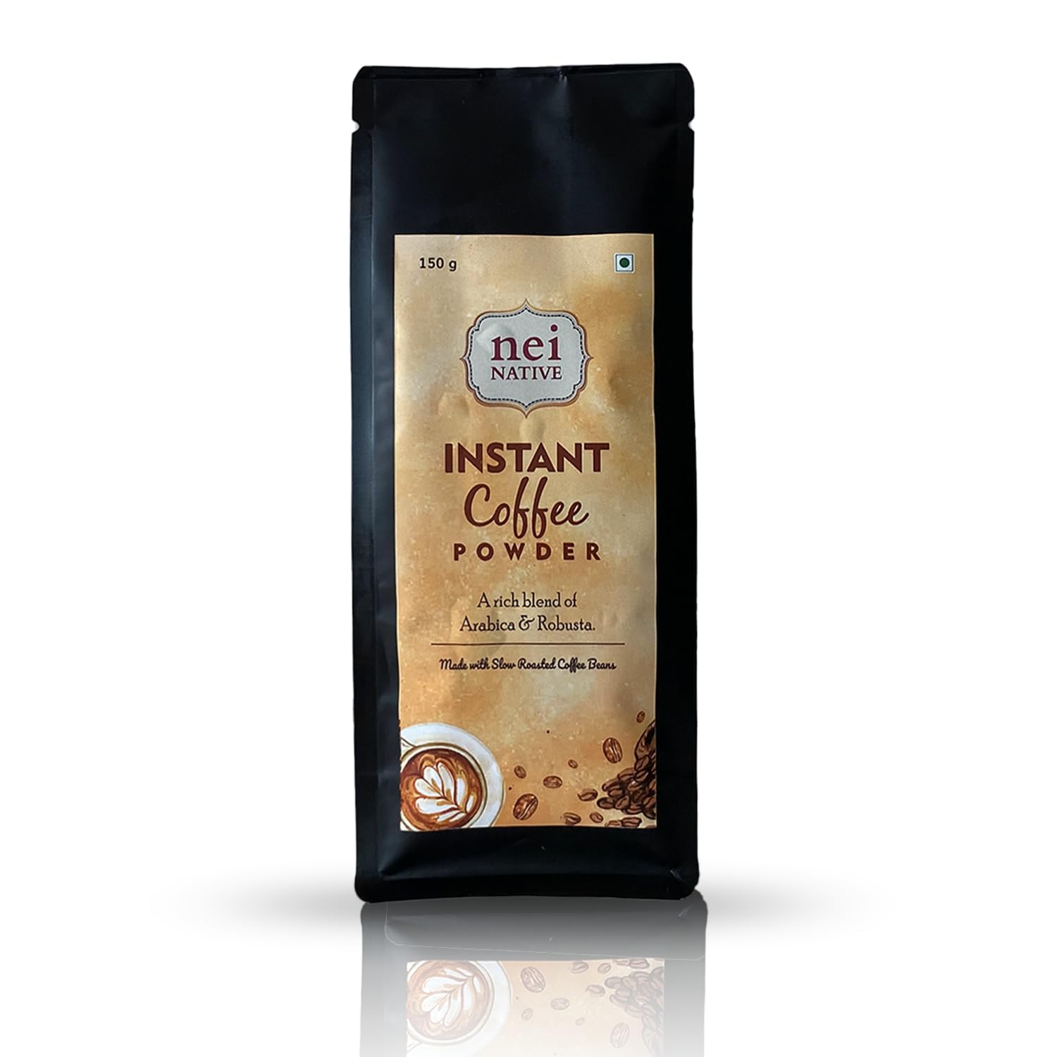 Nei Native Instant Coffee Powder, Blend Of Arabica And Robusta, Made