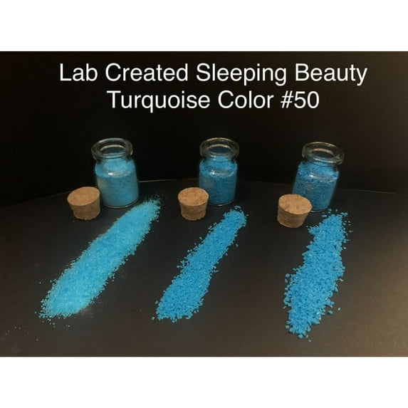 Nei Rockshop - Lab Created Sleeping Beauty Turquoise Color #50, 4 Oz. Bag - Extra Large Sand