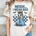 thumbnail image 1 of Neigh I Mean Boo T-Shirt, Funny Halloween Horse T-Shirt, Patchwork Halloween Horse Ghost T-Shirt, Western Farm Halloween T-Shirt, Kids Cute Fall Sublimation, 1 of 5
