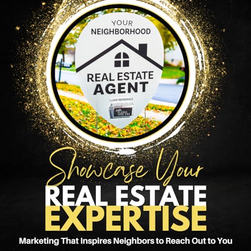 Neighborhood Real Estate Agent Map Pin Yard Sign Kit with Clear Acrylic