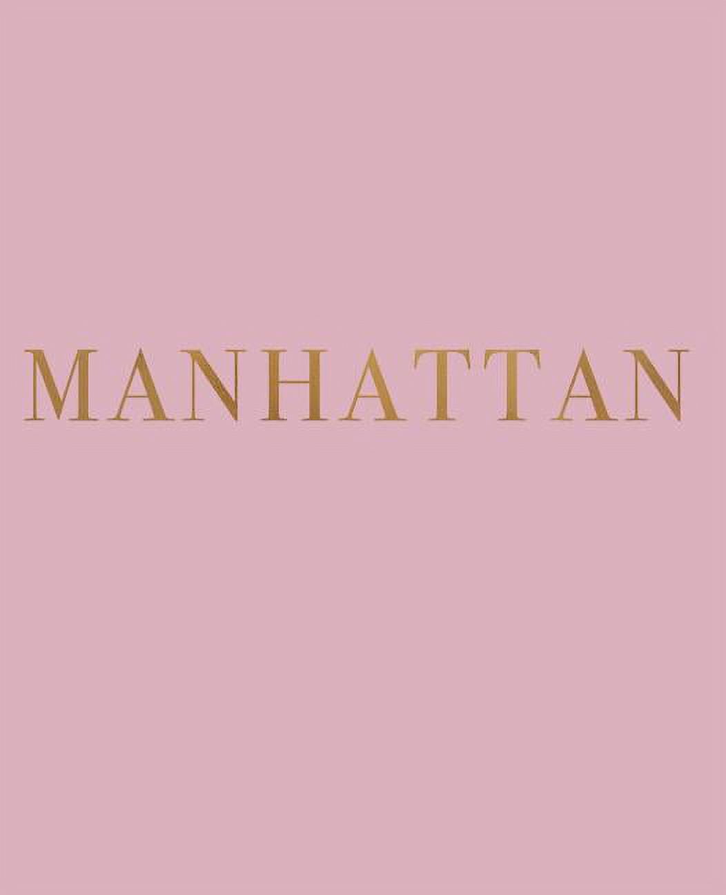Neighborhoods of New York in Blush Manhattan A decorative book for