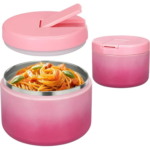 Neighborly Nook 12oz Insulated Vacuum Food Jar with Buckle Lid Wide Mouth Soup Thermo for Hot Food Leakproof Stainless Steel Lunch Container (Mint, 12OZ)