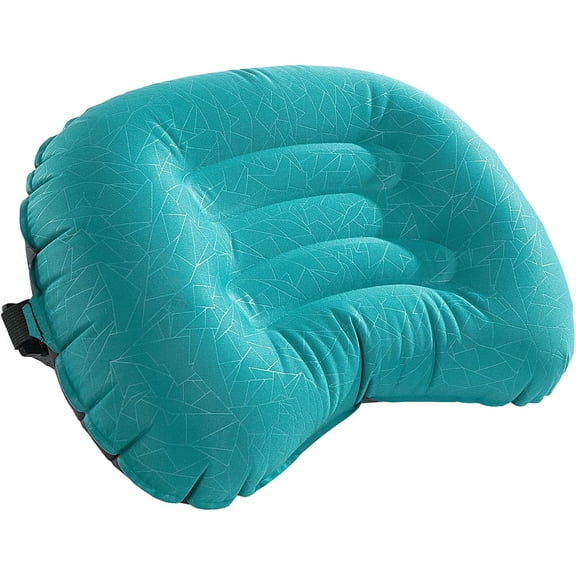 Neighborly Nook Beach Pillow Inflatable Camping Pillow Pool Pillow-Wont Blow Away on Windy Beaches, Soft & Durable, Foldable and Portable, with Straps and Sandbag.(Blue, 17"x12.6"x4.7")