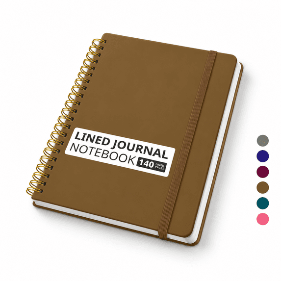 Jorunal Notebook Neighborly Nook Lined Spiral Notebook Journal College Ruled 5.7